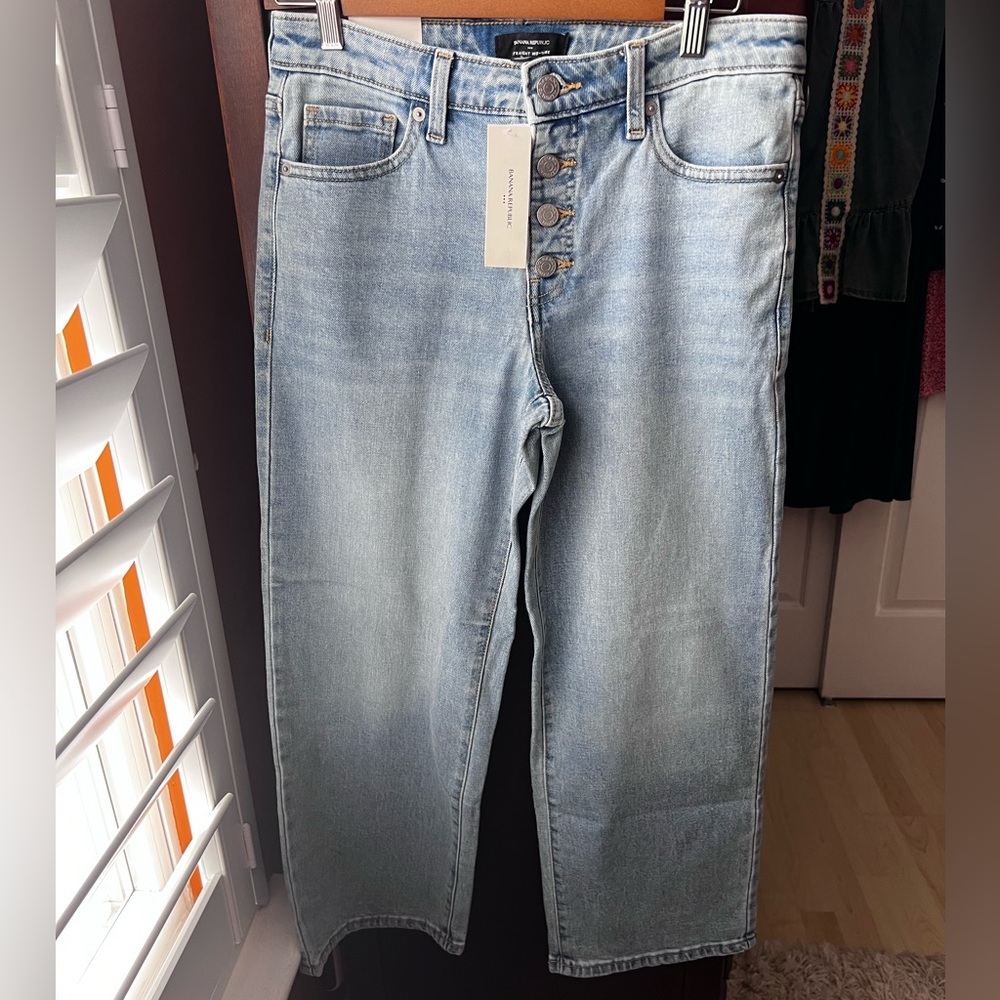 Banana Republic NWT Women's Mid Rise Denim Jeans, Size 6/28